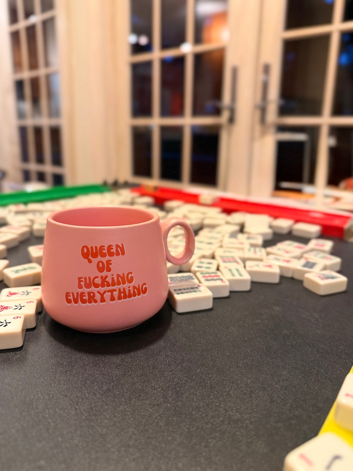 Queen Of F*cking Everything Ceramic Cappuccino Mug