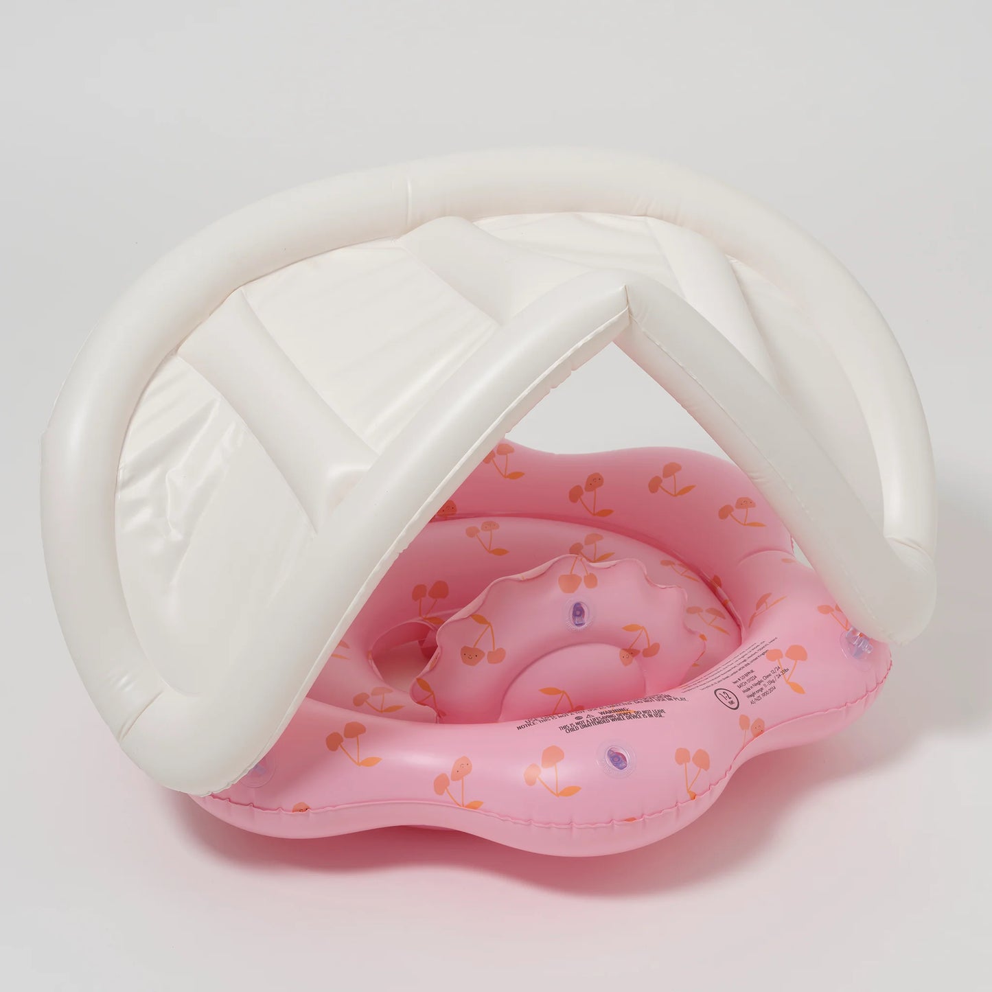 Baby Pool Float - cotton candy cherry print