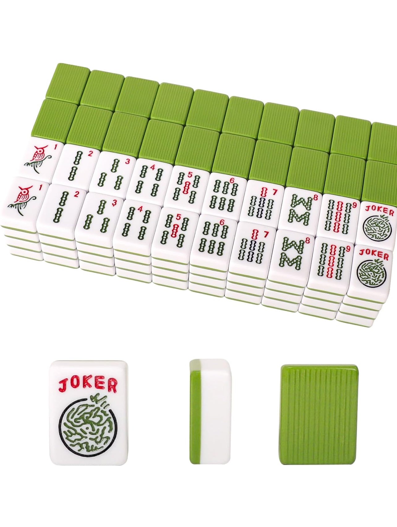 Mahjong Tiles - complete 166 Acrylic Mahjong Tile Set