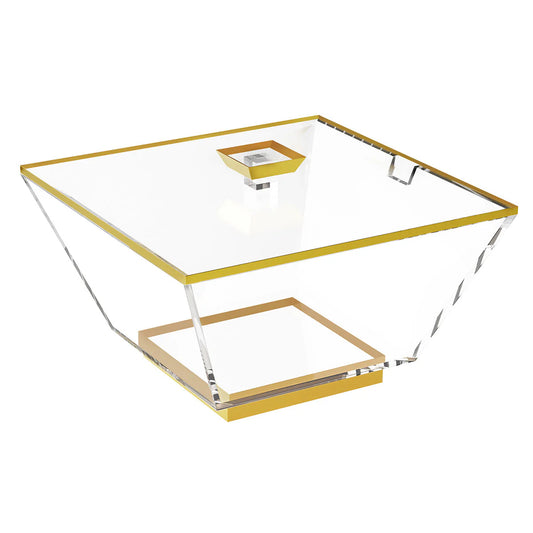 Acrylic Lucite Serving Salad Bowl with Lid