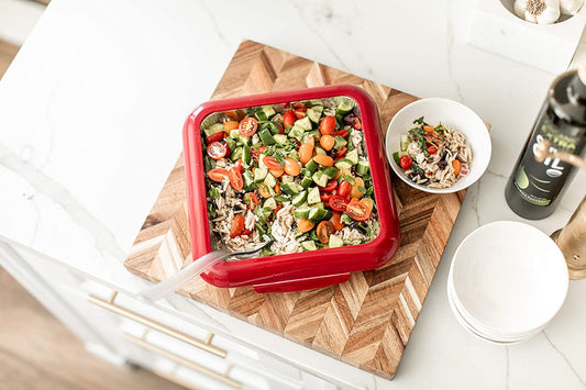 Foil Pan Carrier Holder with Lid- For Disposable Tins