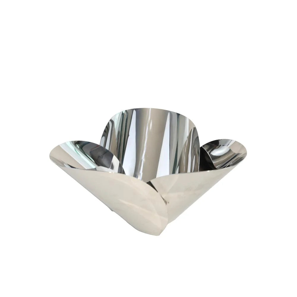 Stainless Steel Curved Bowl