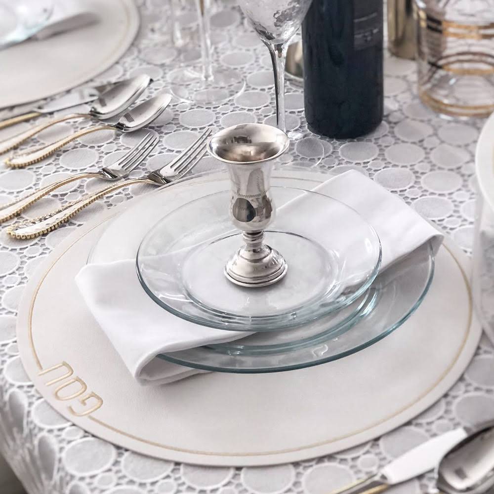 Leatherette Passover Placemats - Set of 4 - Little Somethings NYC