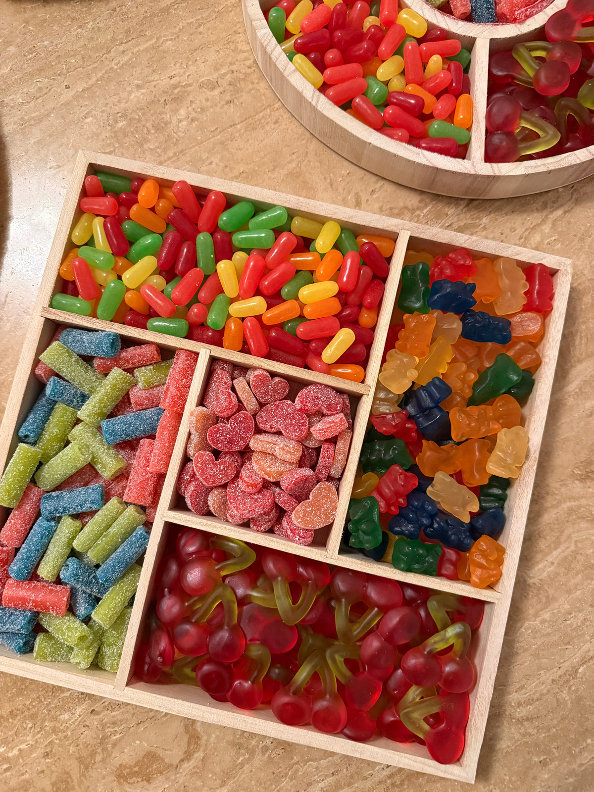 Candy 5 Section Gift Tray