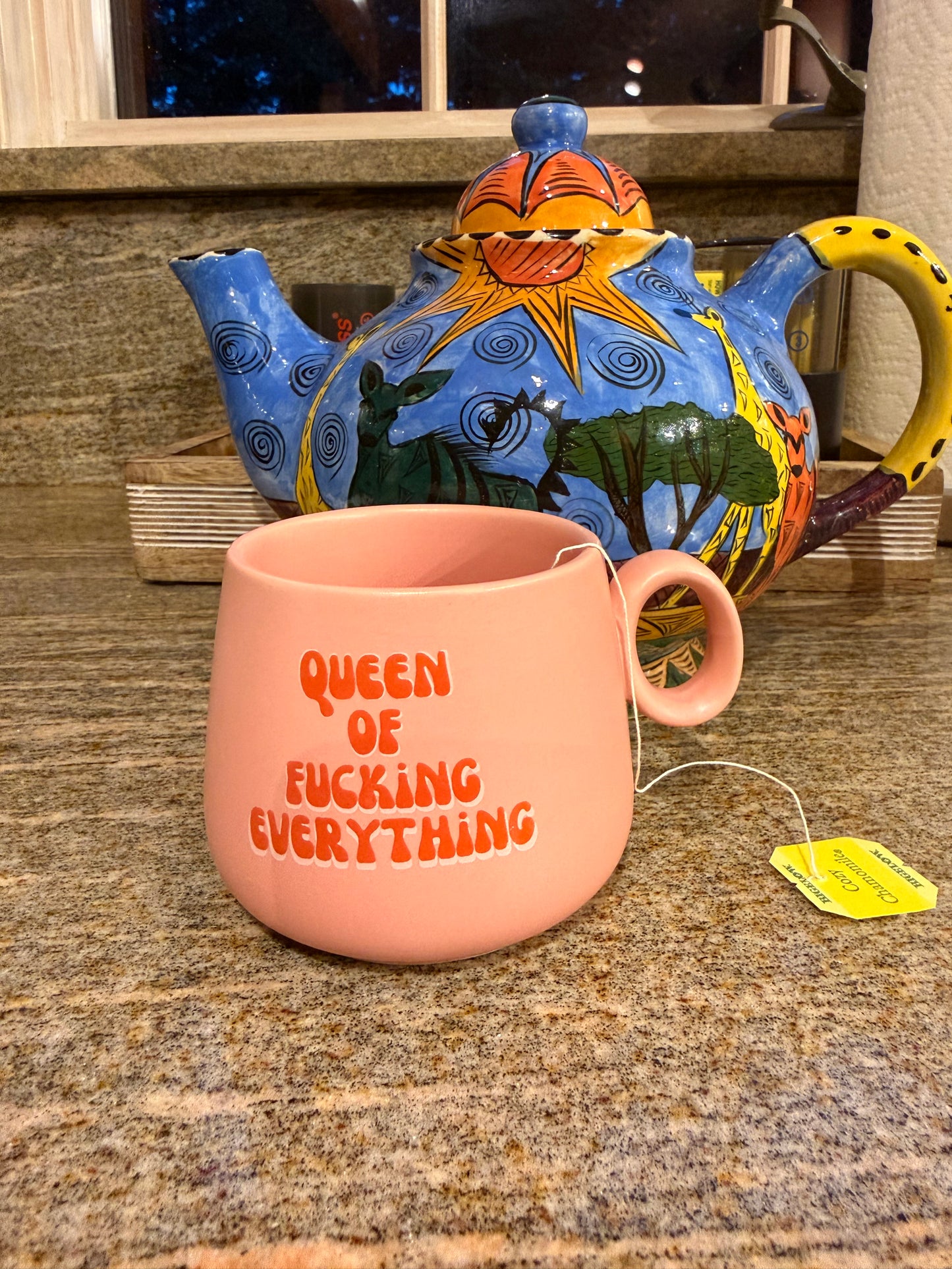 Queen Of F*cking Everything Ceramic Cappuccino Mug