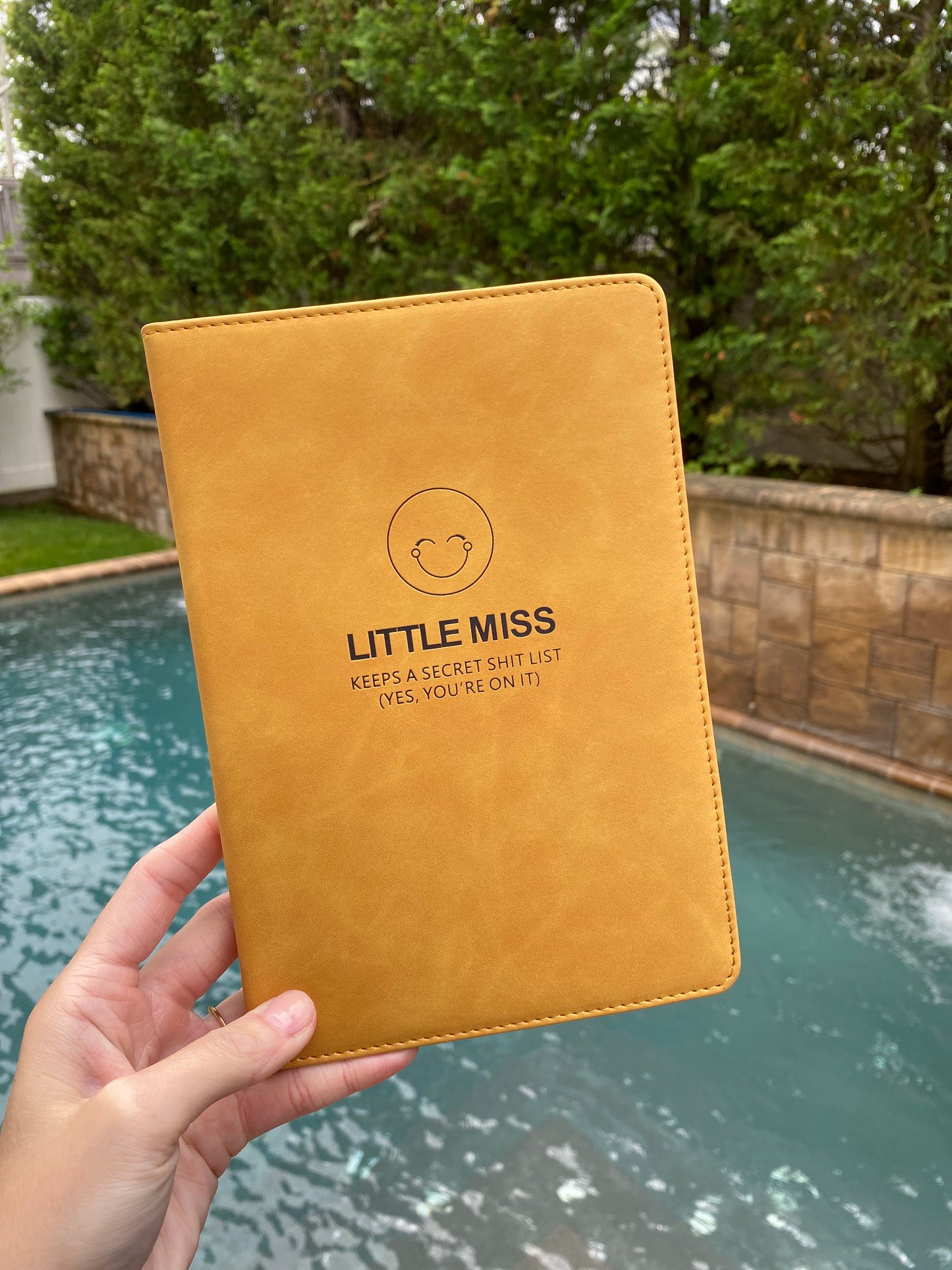 Little Miss Keeps A Secret Shit List Journal