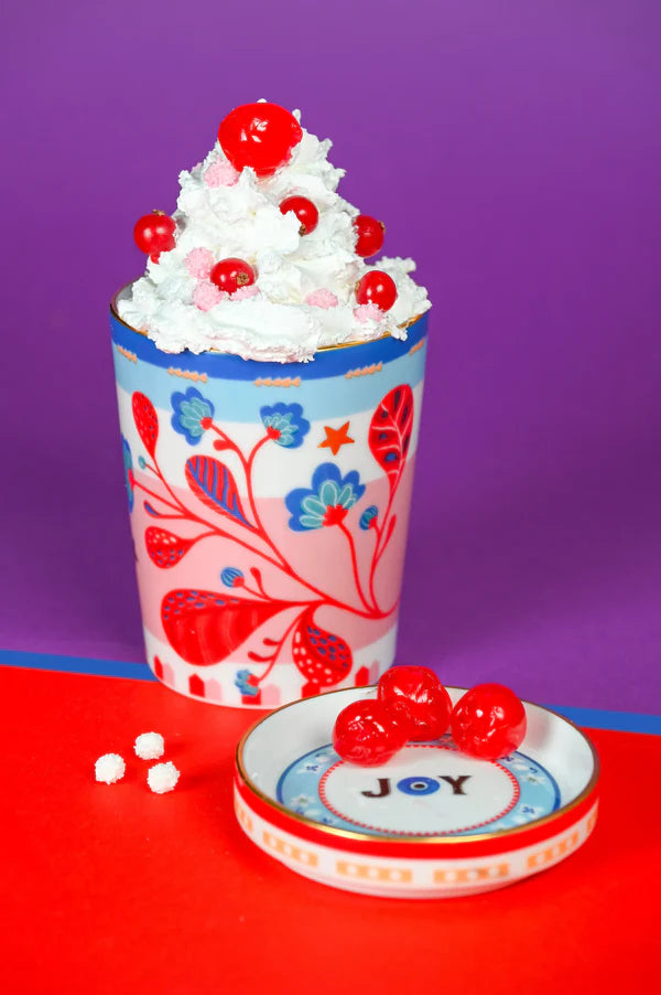 Porcelain Espresso Cup With Saucer/Lid