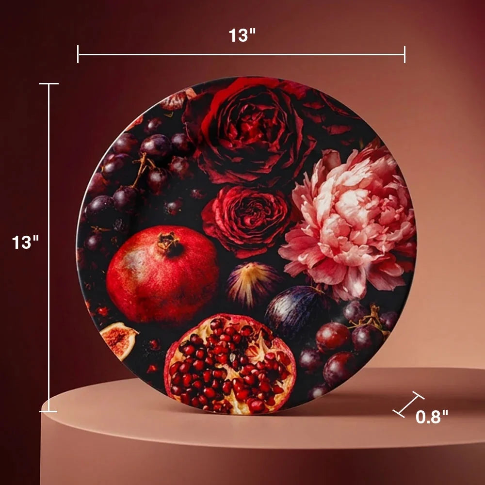 Velvet Orchard Charger Plates 4pk