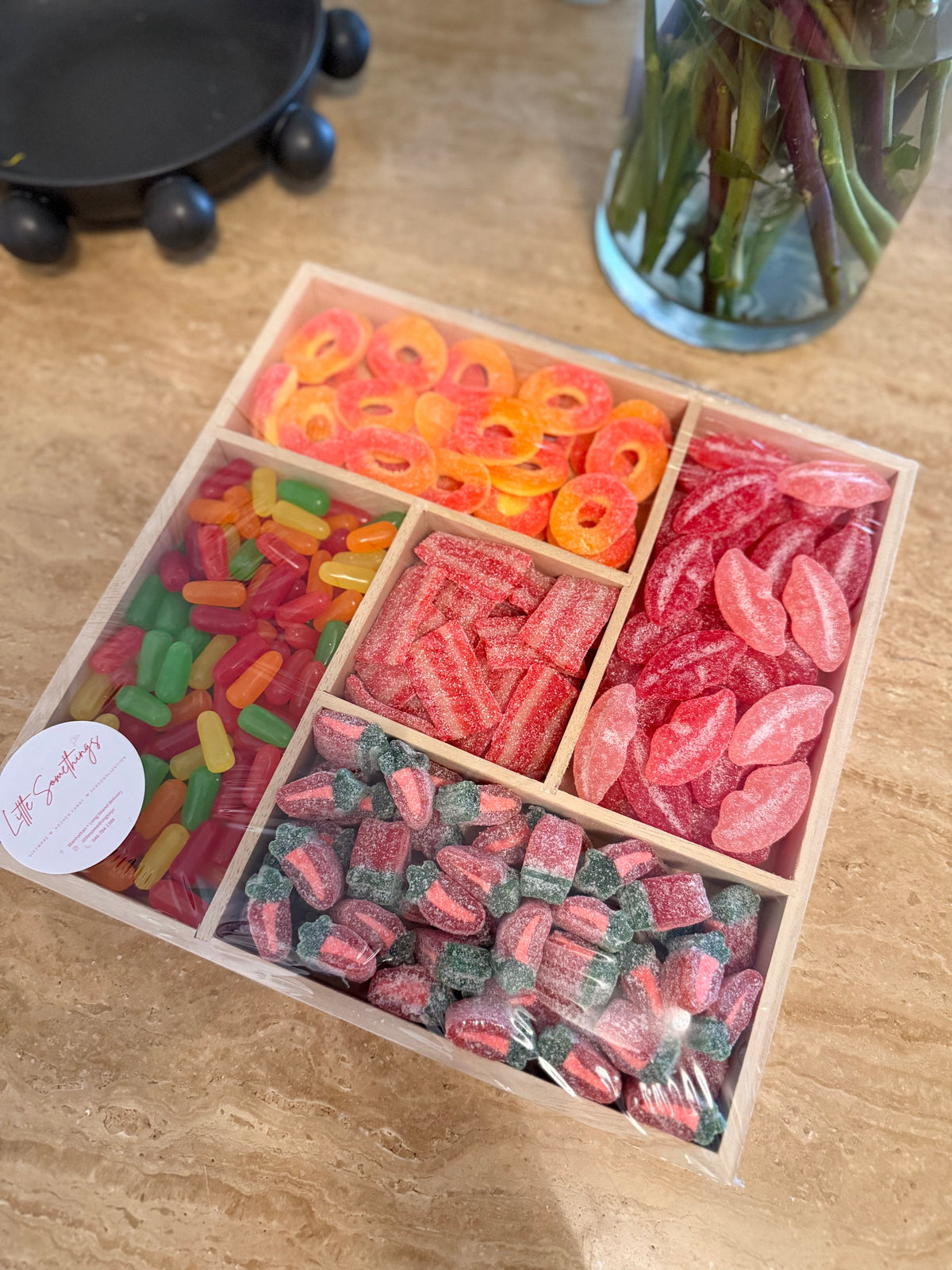 Candy 5 Section Gift Tray