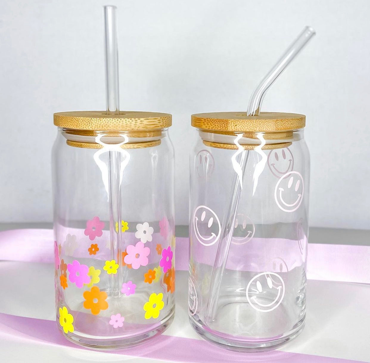 Customized Printed Beer Can Glass Cup