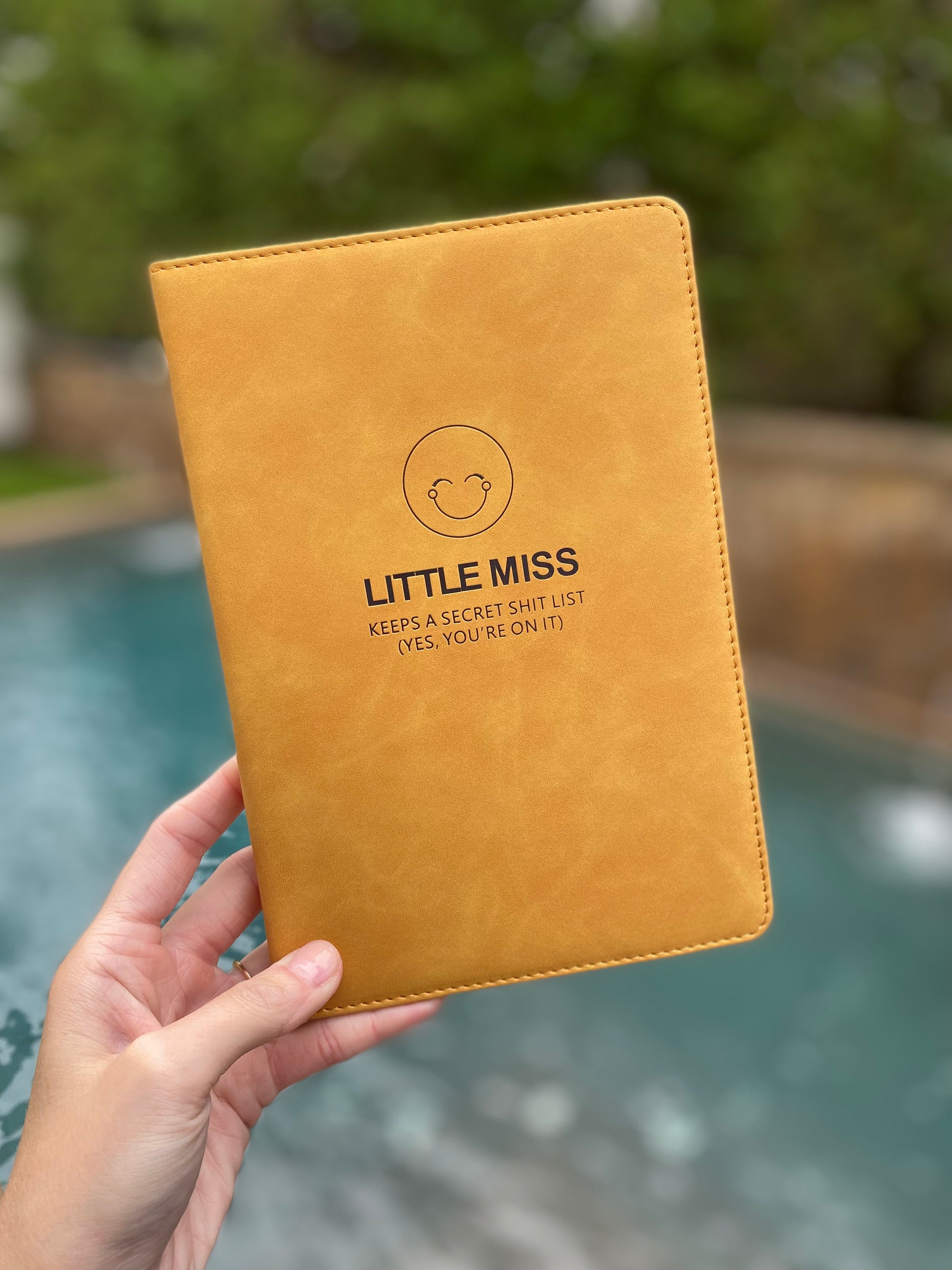 Little Miss keeps a secret shit list notebook