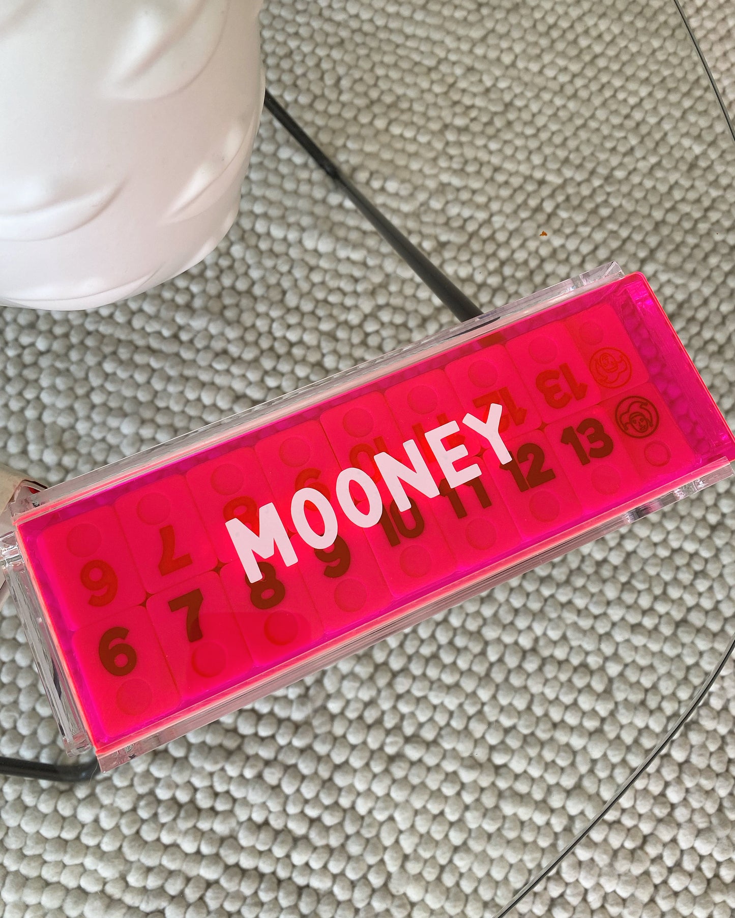 High Quality Lucite Acrylic Rummikub Set