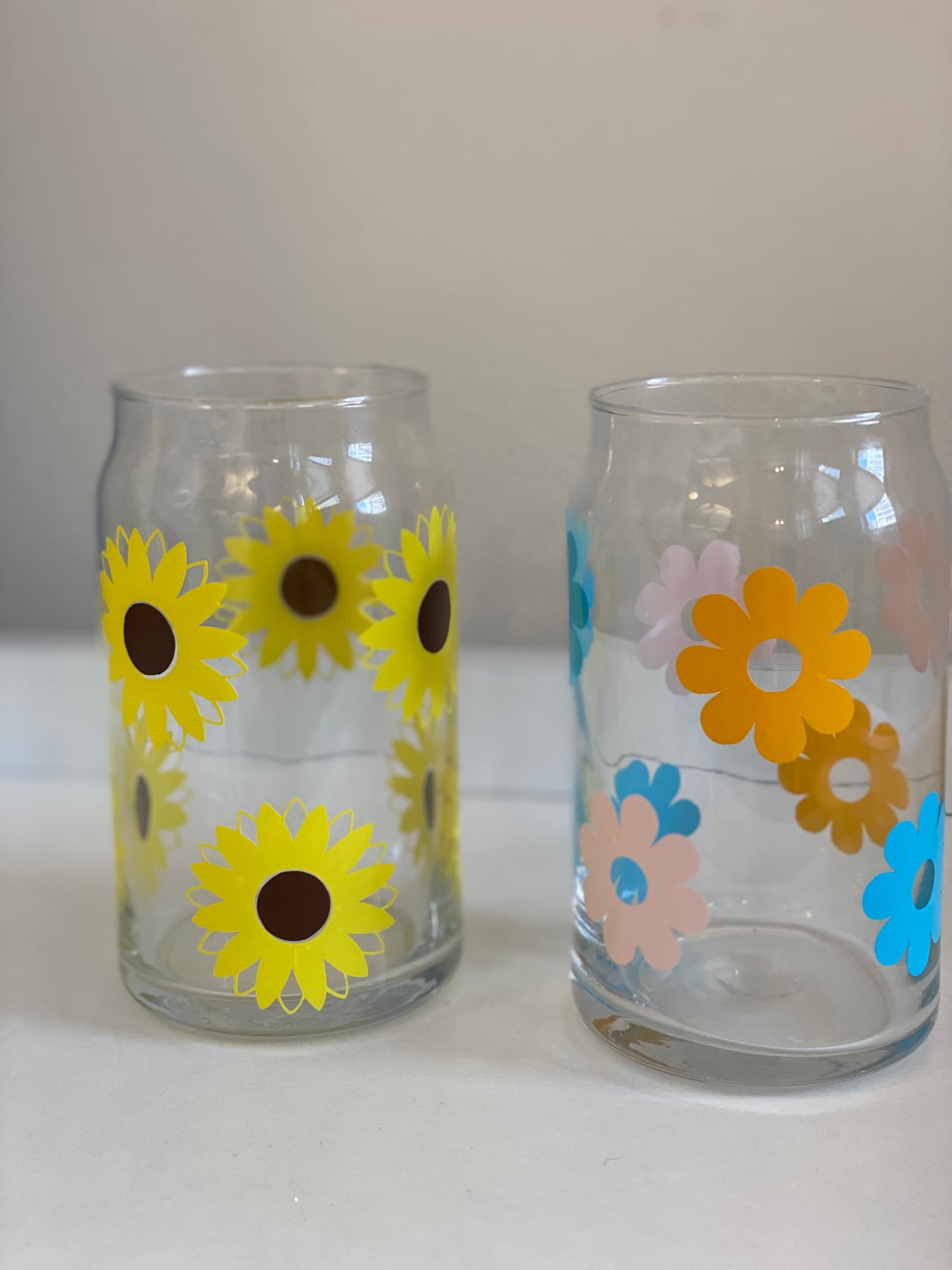 Customized Printed Beer Can Glass Cup