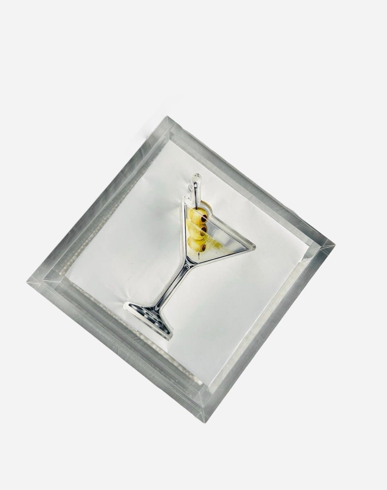 Acrylic Martini Napkin Weight