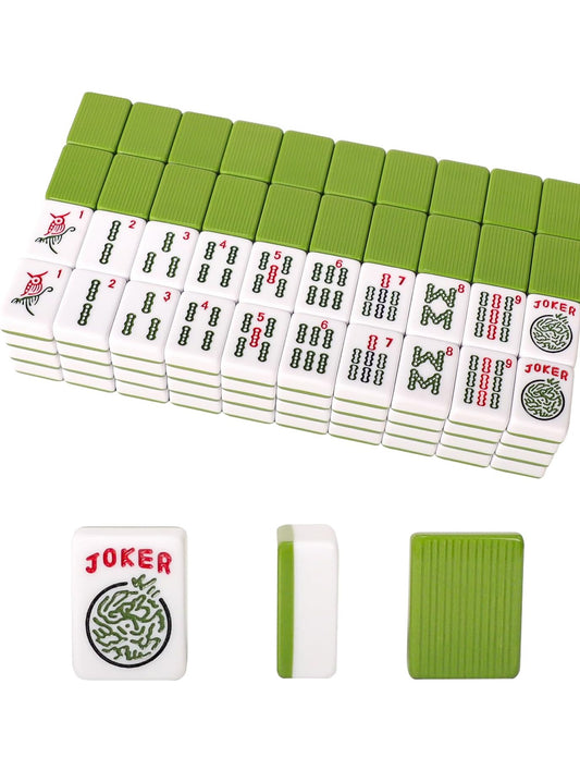 Mahjong Tiles - complete 166 Acrylic Mahjong Tile Set
