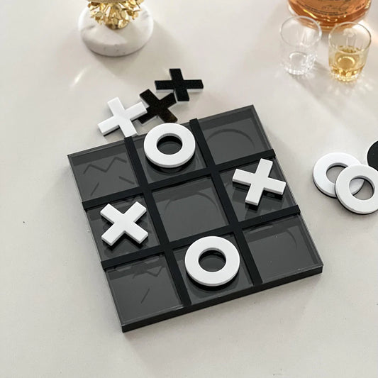 Lucite Tic Tac Toe Game Set