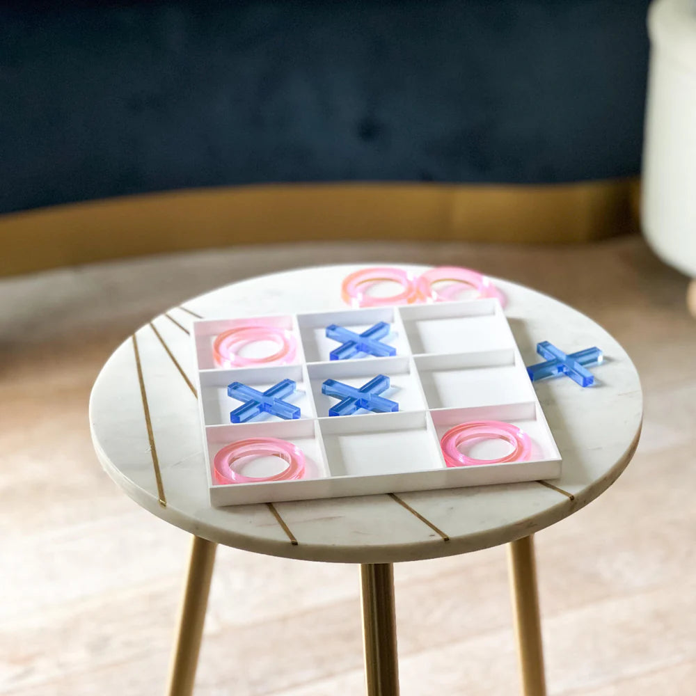 Lucite Tic Tac Toe Game Set