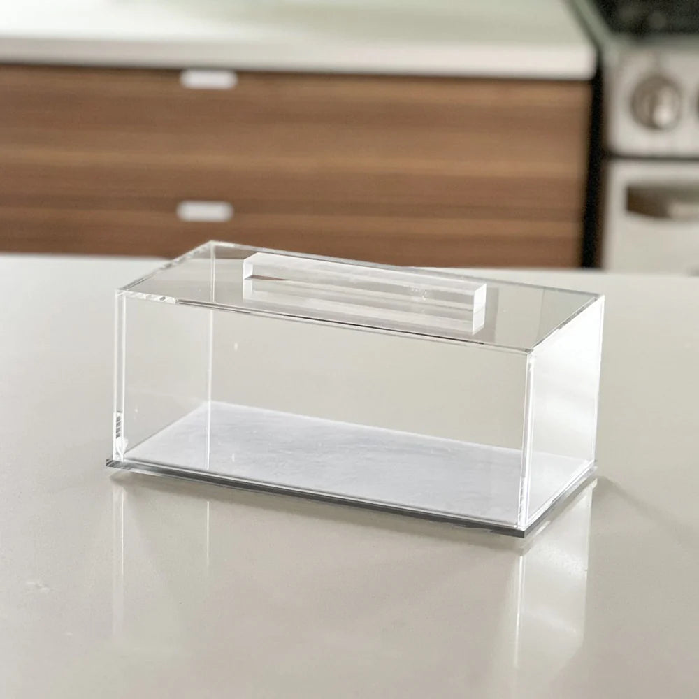 Pearl Rectangular Cake Tray with Lid