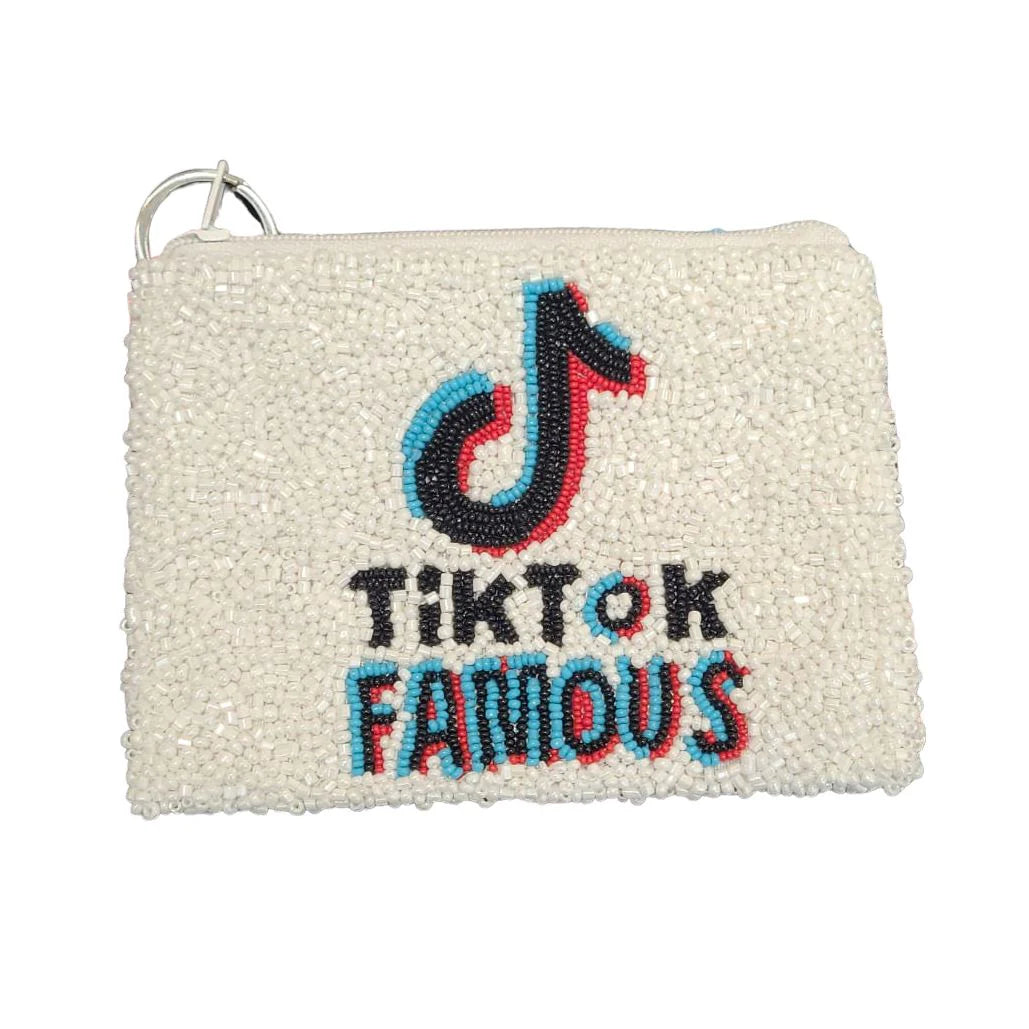 Tik Tok Famous Beaded Coin Purse