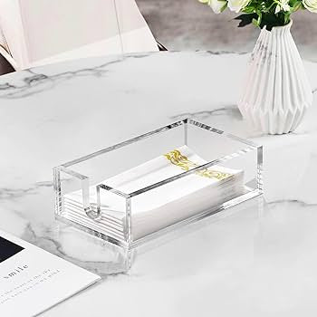 Lucite paper towel napkin holder , acrylic home design
