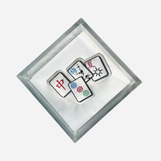 Acrylic Mahjong Napkin or Paper Weight