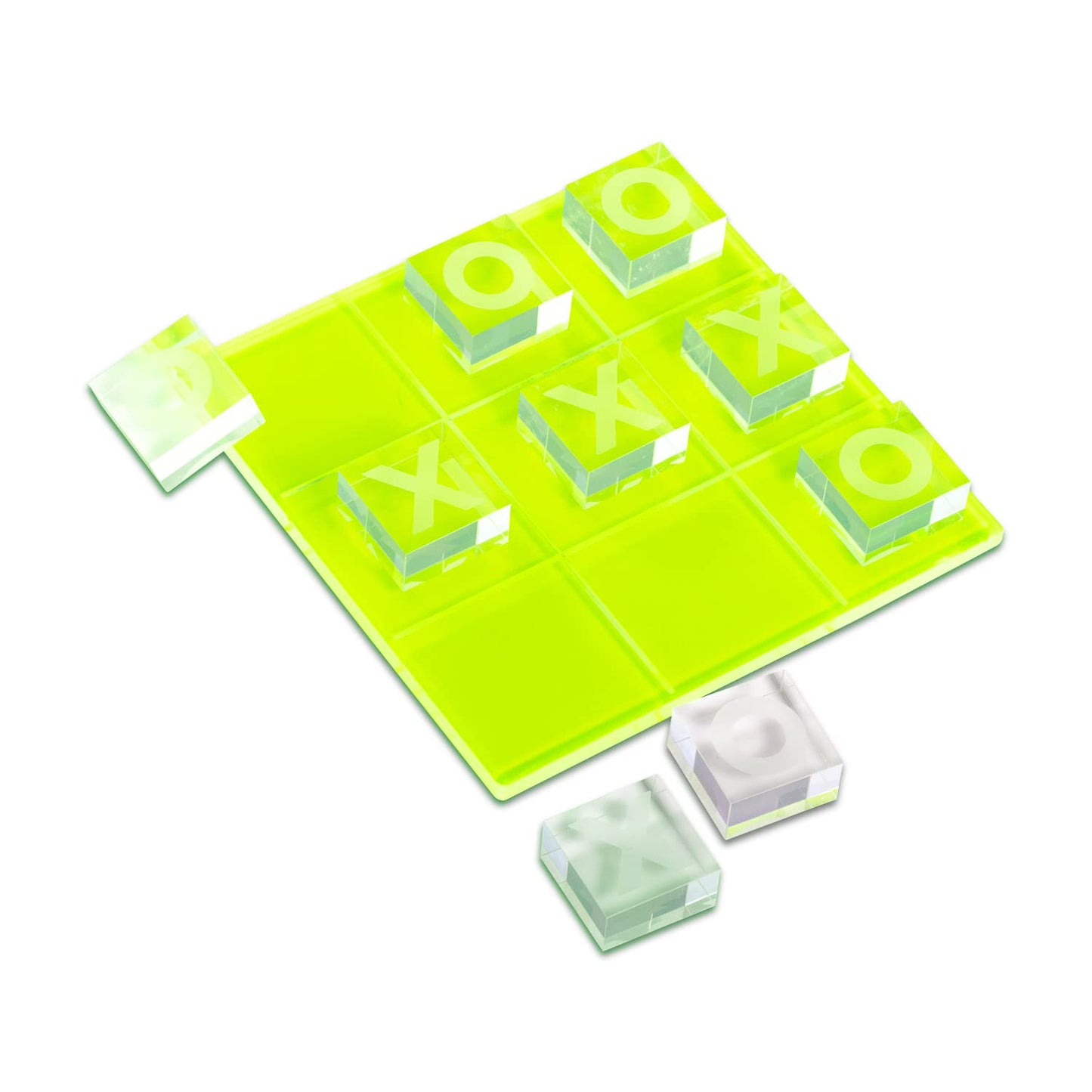 Lucite Acrylic Tic Tac Toe Game Set