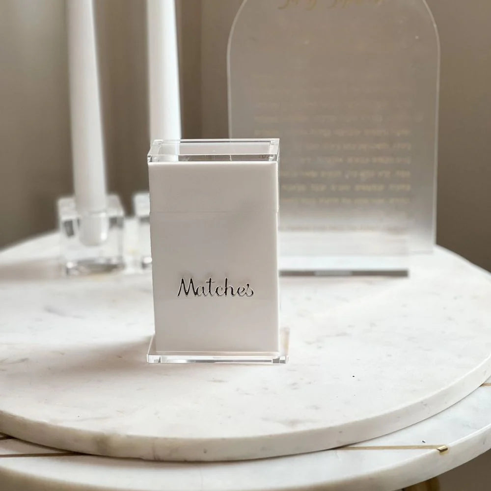 Lucite Matches Box