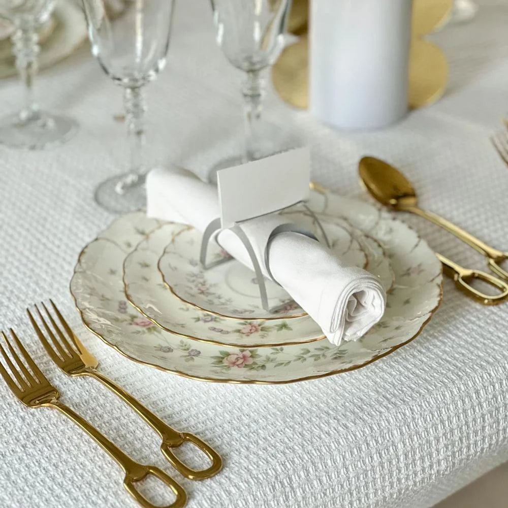 Napkin Rings with Slots For Place Cards 4pk