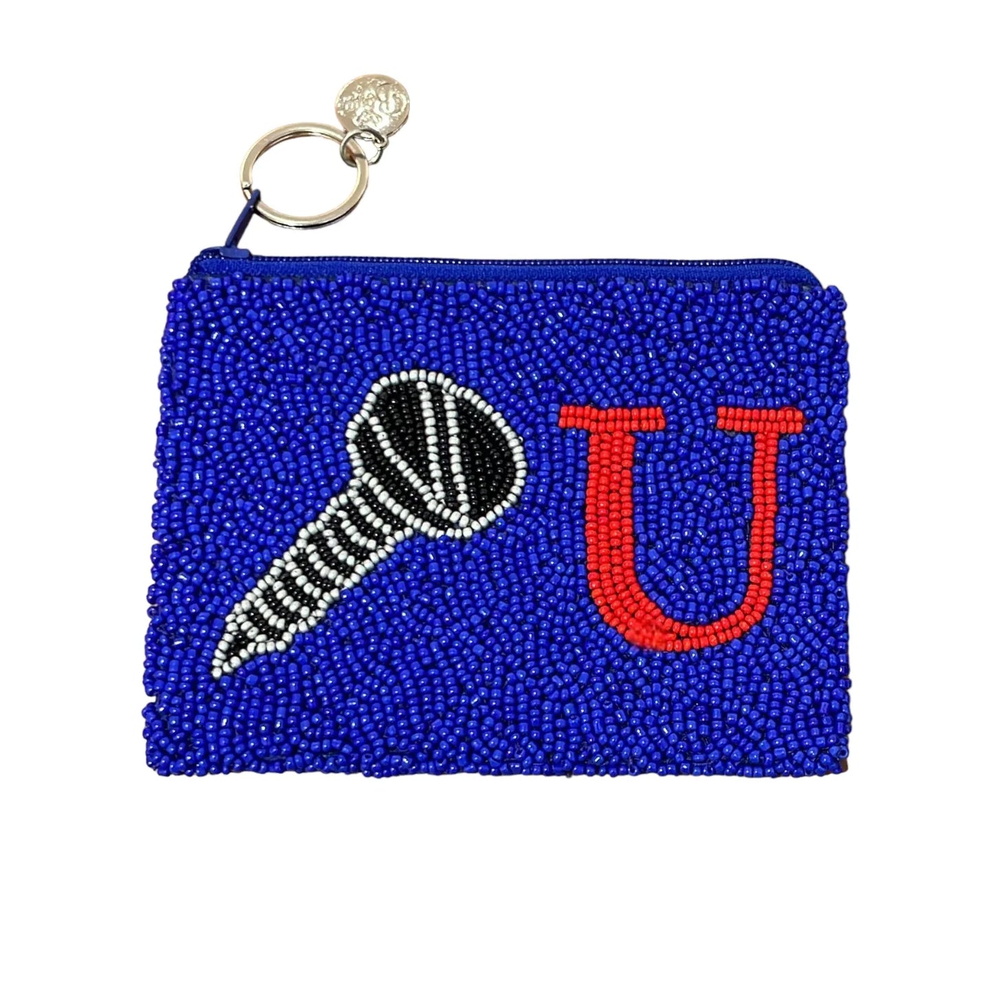 Screw You Beaded Coin Purse