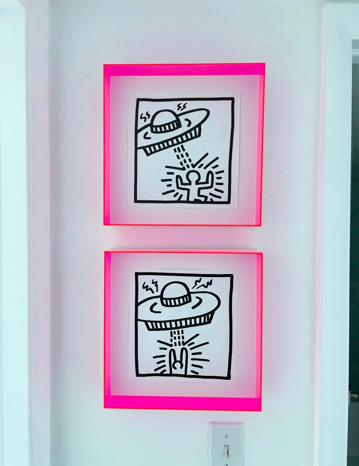 Acrylic Neon Floating Picture Frames - Little Somethings NYC