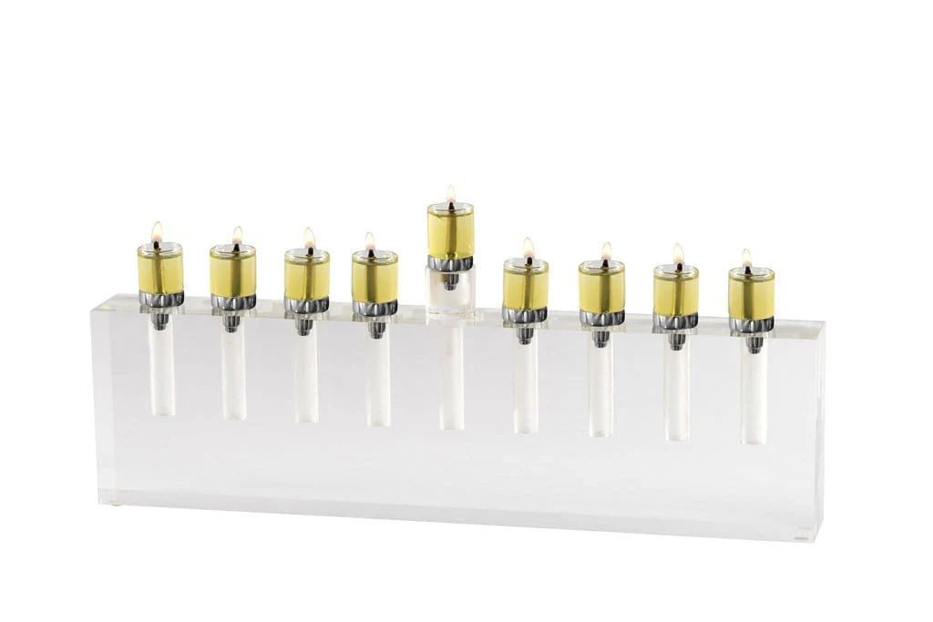 Acrylic Oil Menorah for Chanukah - Little Somethings NYC