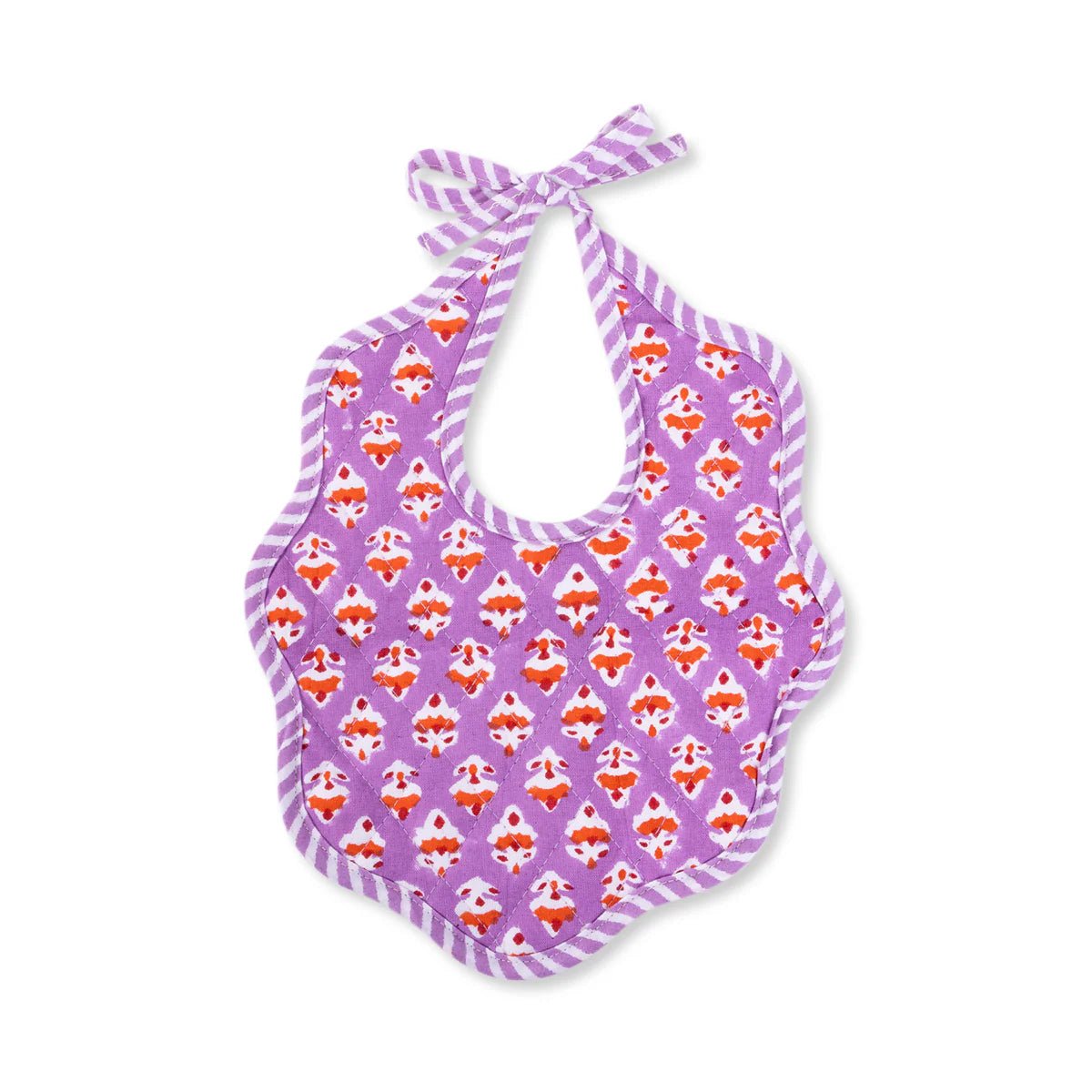 Ambroeus printed Baby Bib - Little Somethings NYC