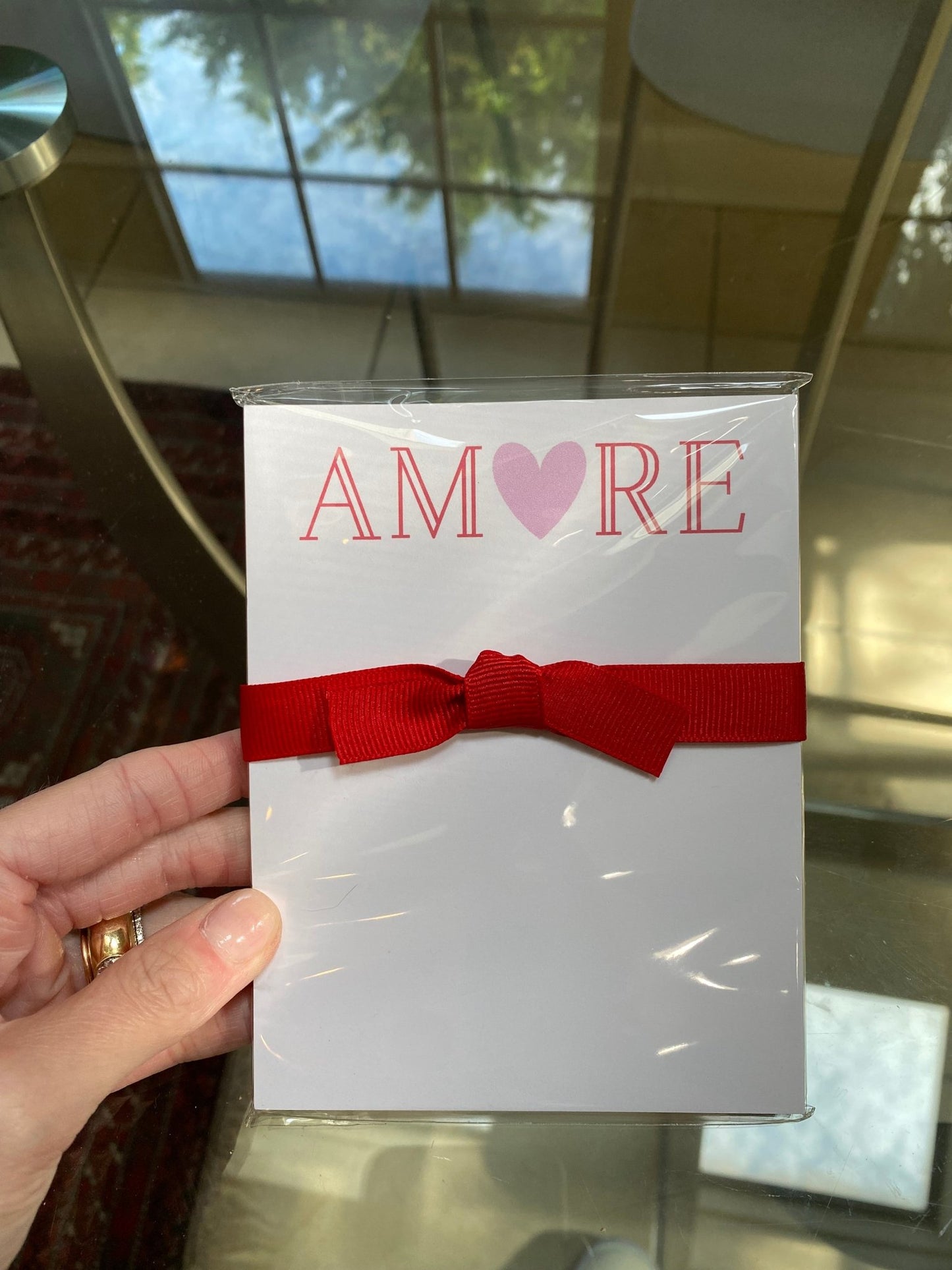 amore notepad - love notepad gift