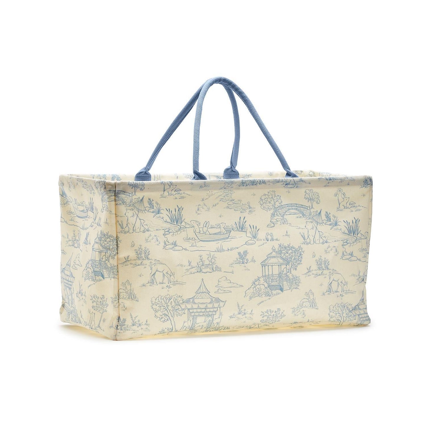 Animal Toile Hamper/Storage Tote Assorted 2 Colors - Little Somethings NYC