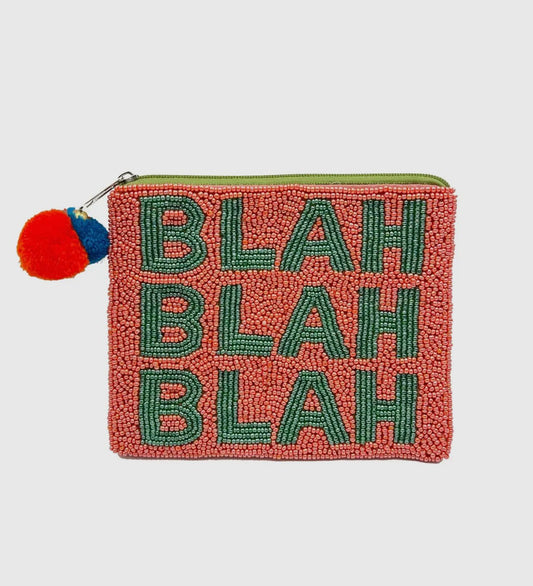 Blah blah blah coin purse - Little Somethings NYC