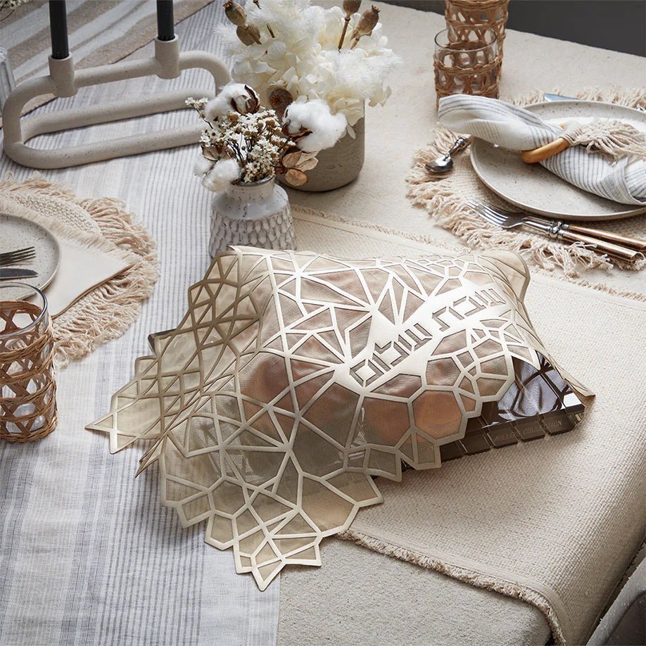 Challah cover laser cut Magen David - Little Somethings NYC