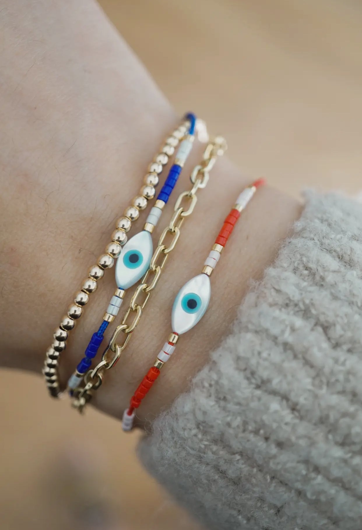 Evil Eye Beaded Bracelet 🧿 - Little Somethings NYC