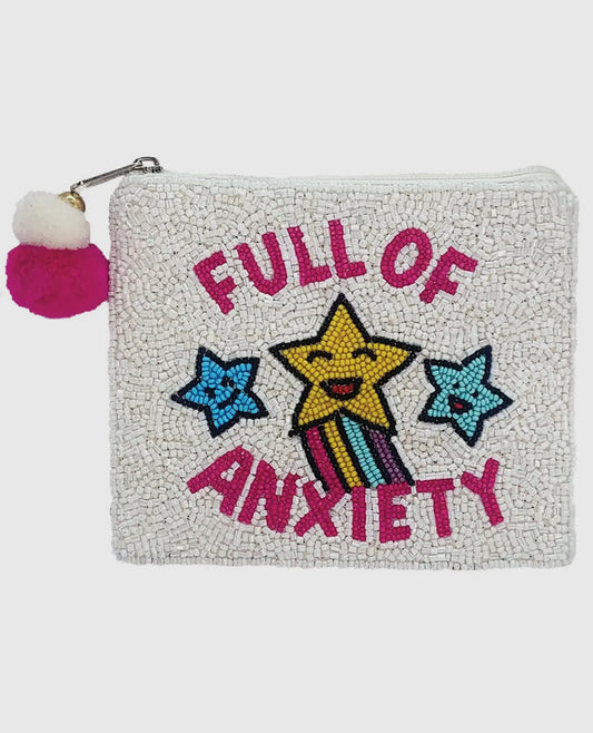 Full Of Anxiety coin purse - Little Somethings NYC