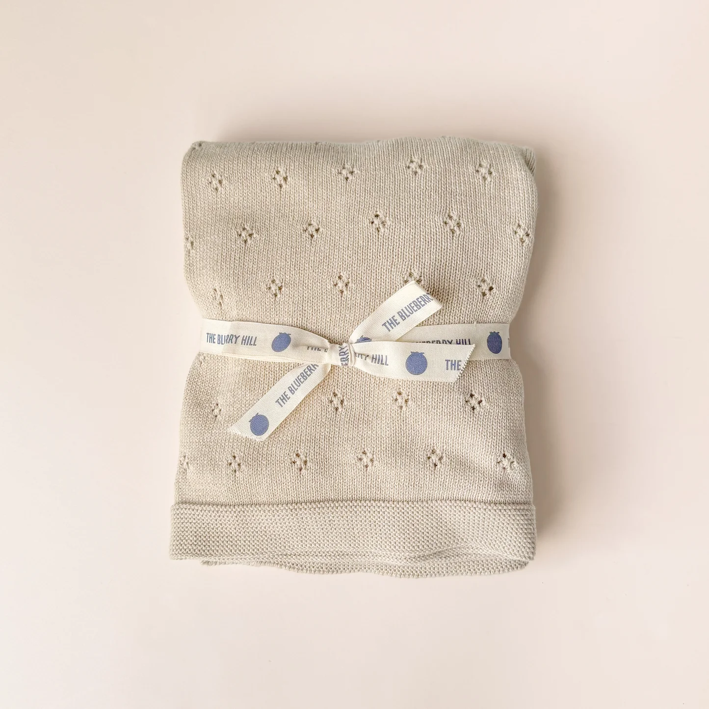 Pique Blanket & Blush Bunny Lovey Gift Set | Organic Cotton