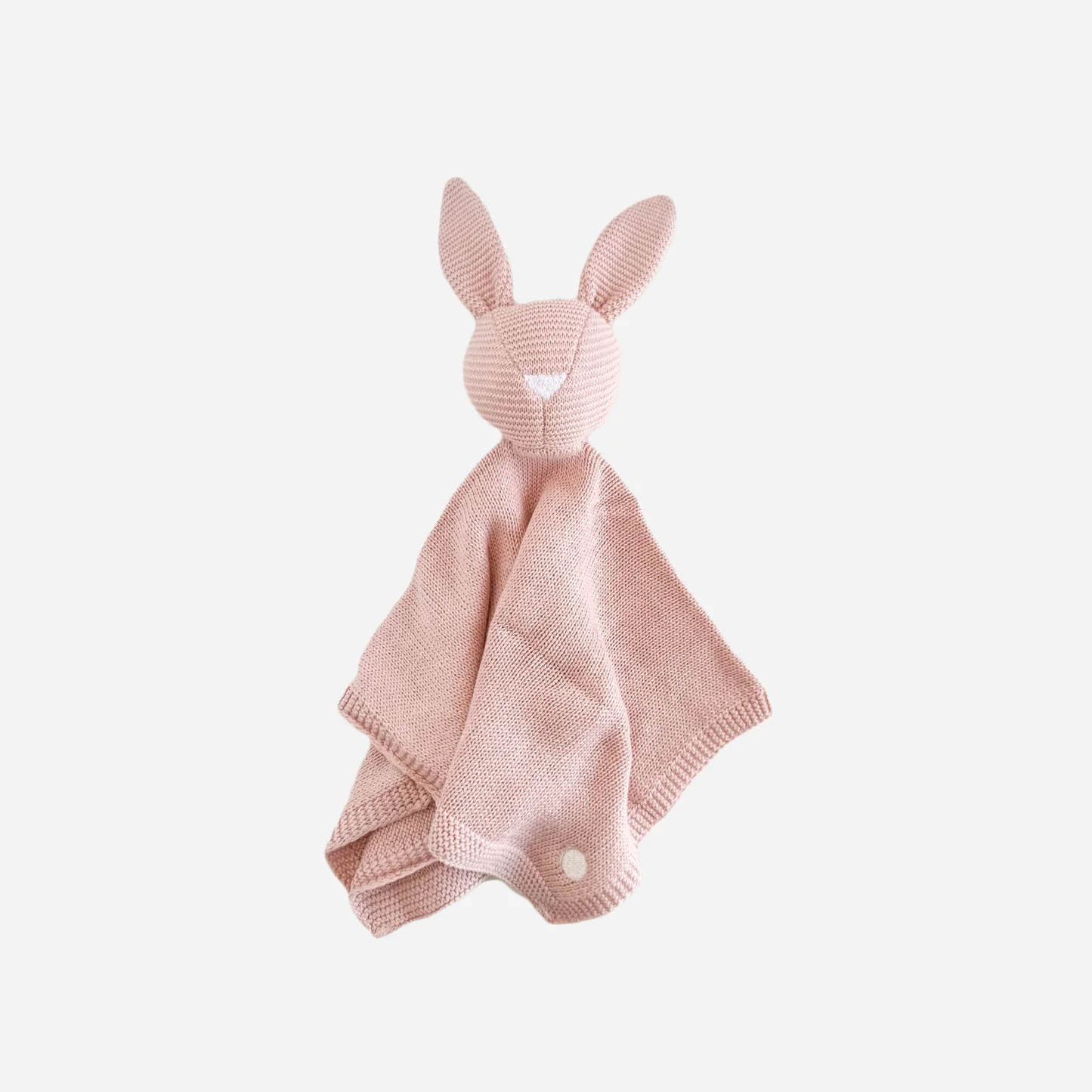 Pique Blanket & Blush Bunny Lovey Gift Set | Organic Cotton