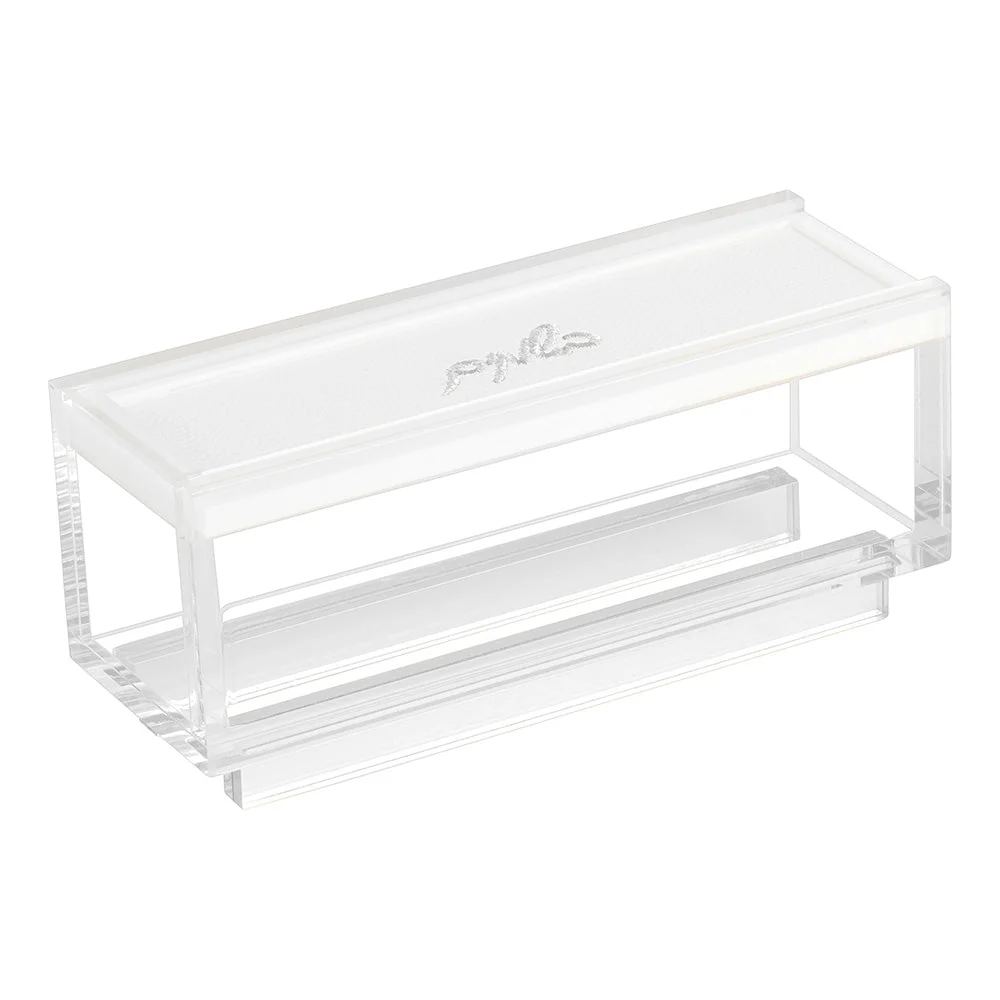 Lucite & Leatherette Besamim Box