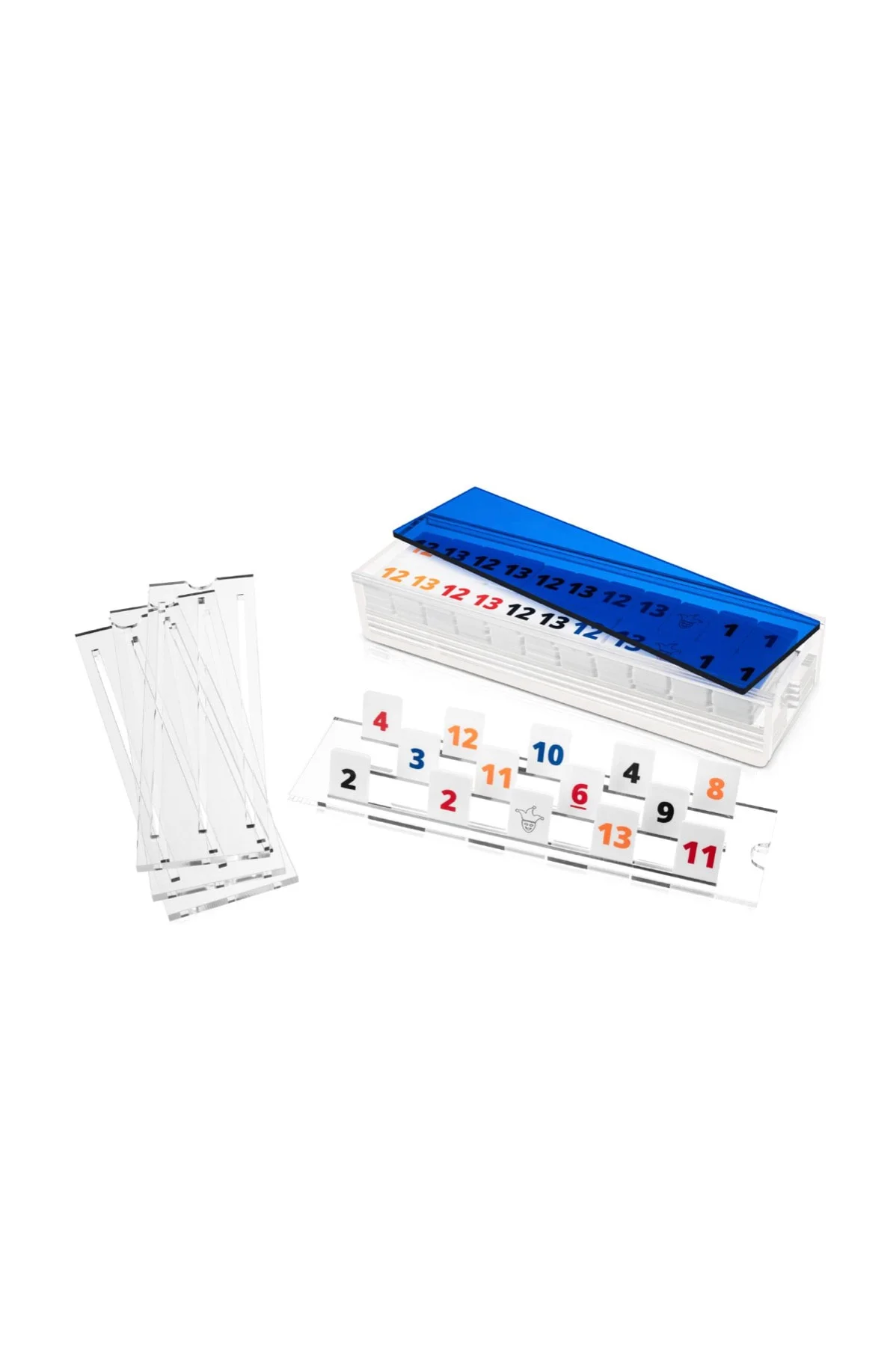 Lucite Acrylic Rummikub Tile Game Set