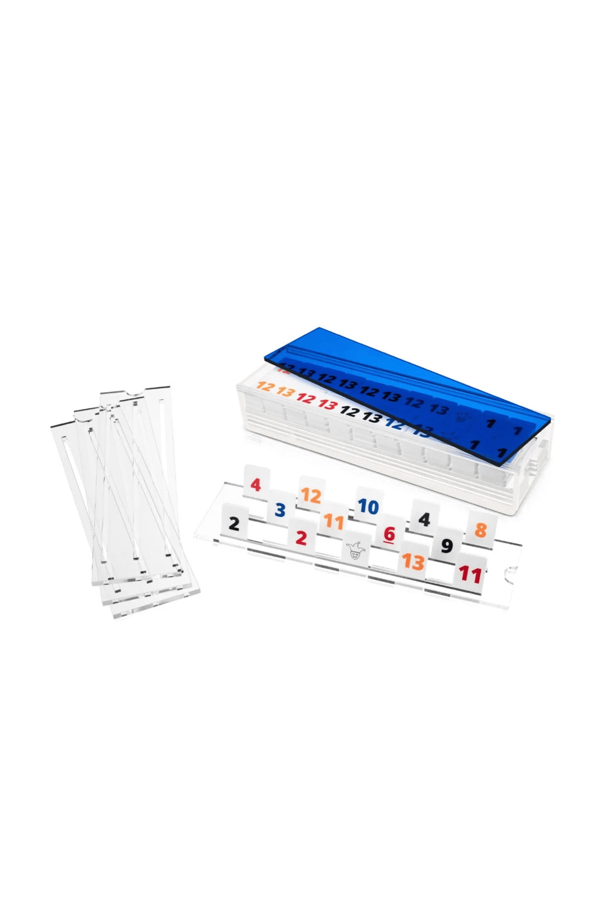 Lucite Rummikub Lucite Acrylic Rummikub Tile Game Set in neon colorful colors. Lucite ...